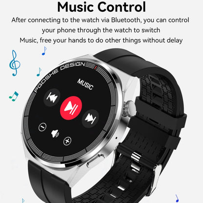Montre intelligente à écran TFT PG3 Pro 1,41 pouces, prend en charge la surveillance de la fréquence cardiaque / de la pression artérielle