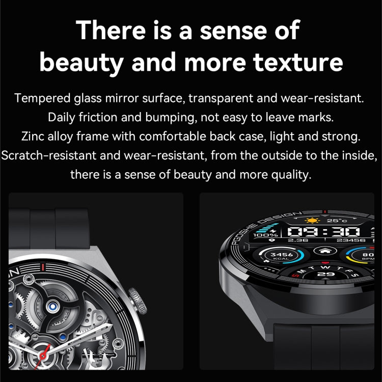 Montre intelligente à écran TFT PG3 Pro 1,41 pouces, prend en charge la surveillance de la fréquence cardiaque / de la pression artérielle