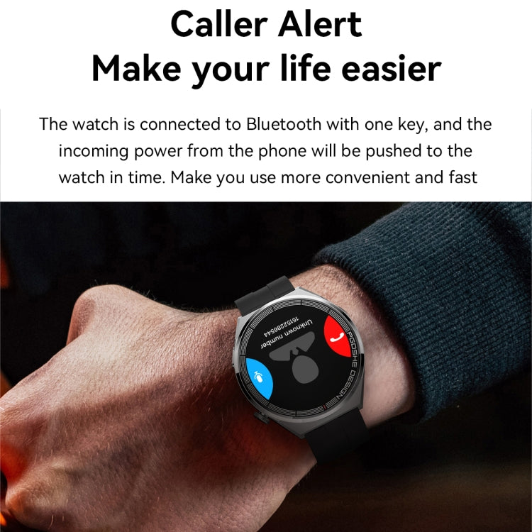 Montre intelligente à écran TFT PG3 Pro 1,41 pouces, prend en charge la surveillance de la fréquence cardiaque / de la pression artérielle