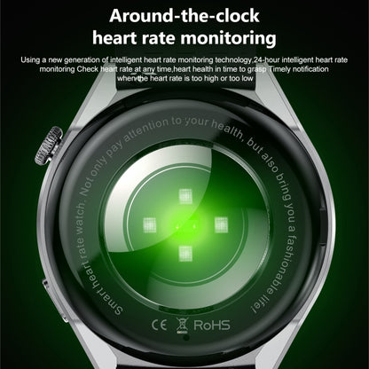 Montre intelligente à écran TFT PG3 Pro 1,41 pouces, prend en charge la surveillance de la fréquence cardiaque / de la pression artérielle