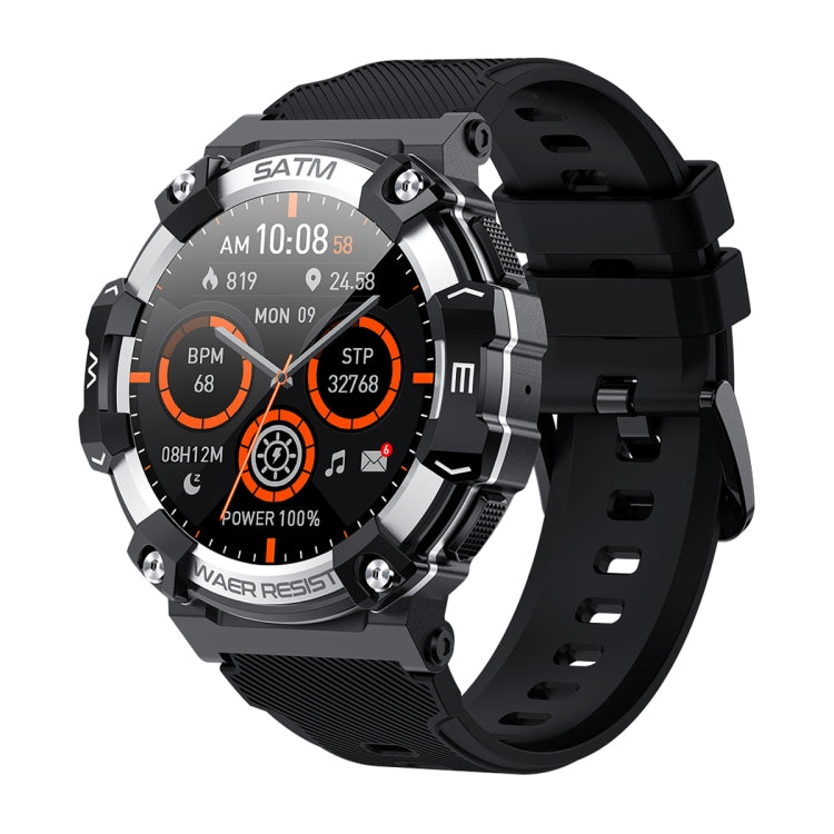 PG666 Montre intelligente d'appel Bluetooth à écran TFT de 1,39 pouces, prend en charge la surveillance de la fréquence cardiaque / de la pression artérielle