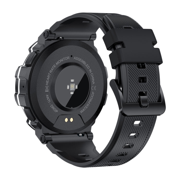PG666 Montre intelligente d'appel Bluetooth à écran TFT de 1,39 pouces, prend en charge la surveillance de la fréquence cardiaque / de la pression artérielle