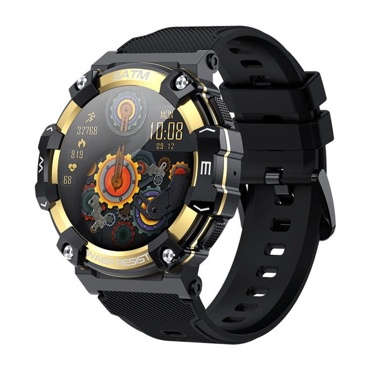 PG666 Montre intelligente d'appel Bluetooth à écran TFT de 1,39 pouces, prend en charge la surveillance de la fréquence cardiaque / de la pression artérielle