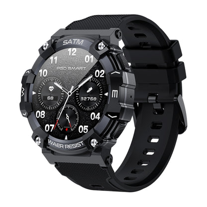 PG666 Montre intelligente d'appel Bluetooth à écran TFT de 1,39 pouces, prend en charge la surveillance de la fréquence cardiaque / de la pression artérielle