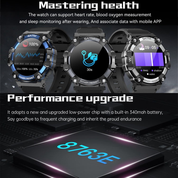 PG666 Montre intelligente d'appel Bluetooth à écran TFT de 1,39 pouces, prend en charge la surveillance de la fréquence cardiaque / de la pression artérielle
