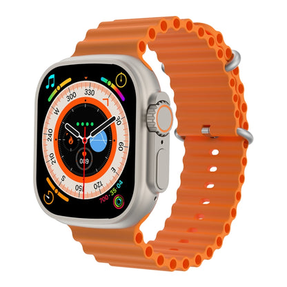 Montre intelligente à écran TFT Q8 Ultra 1,96 pouces, prend en charge la surveillance de la fréquence cardiaque / de la pression artérielle