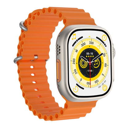 Montre intelligente à écran TFT Q8 Ultra 1,96 pouces, prend en charge la surveillance de la fréquence cardiaque / de la pression artérielle