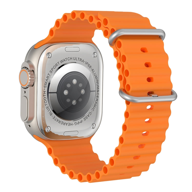 Montre intelligente à écran TFT Q8 Ultra 1,96 pouces, prend en charge la surveillance de la fréquence cardiaque / de la pression artérielle