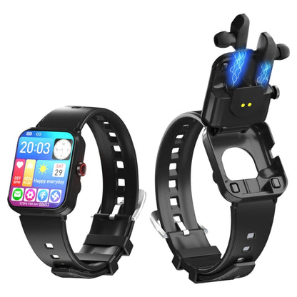 S6 TWS écouteur 1,91 pouces Bracelet intelligent prise en charge appel Bluetooth/surveillance de la santé