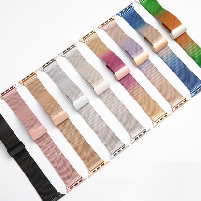 Bracelet de montre en métal à boucle déployante Milan, For Apple Watch Series 8&7 45mm, For Apple Watch Series 8&7 41mm