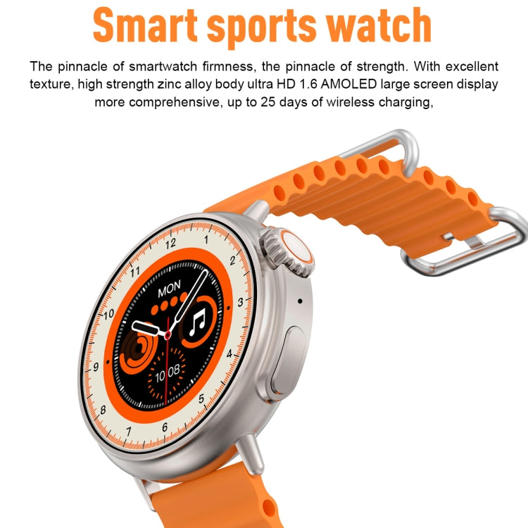 MT30 1,6 pouces écran HD bracelet en TPU montre intelligente prend en charge les appels vocaux/surveillance de l'oxygène sanguin, TPU Strap