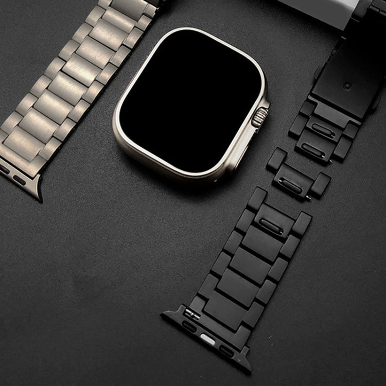 Bracelet de montre en alliage de titane à démontage rapide, For Apple Watch Ultra 49mm / Series 8&7 45mm / SE 2&6&SE&5&4 44mm / 3&2&1 42mm, For Apple Watch Series 8&7 41mm / SE 2&6&SE&5&4 40mm / 3&2&1 38mm