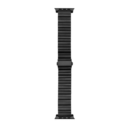 Bracelet de montre en alliage de titane à boucle plate, For Apple Watch Ultra 49mm / Series 8&7 45mm / SE 2&6&SE&5&4 44mm / 3&2&1 42mm, For Apple Watch Series 8&7 41mm / SE 2&6&SE&5&4 40mm / 3&2&1 38mm