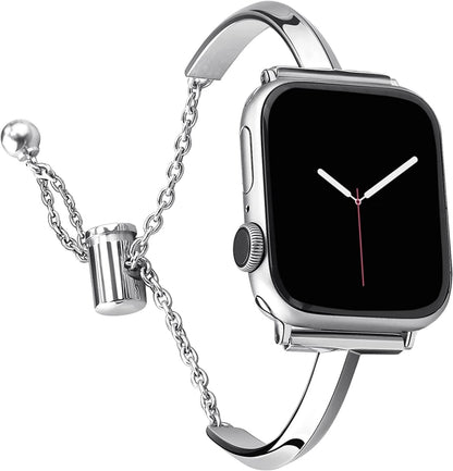 Bracelet de montre en acier inoxydable, For Apple Watch Ultra 49mm / Series 8&7 45mm / SE 2&6&SE&5&4 44mm / 3&2&1 42mm, For Apple Watch Series 8&7 41mm / SE 2&6&SE&5&4 40mm / 3&2&1 38mm