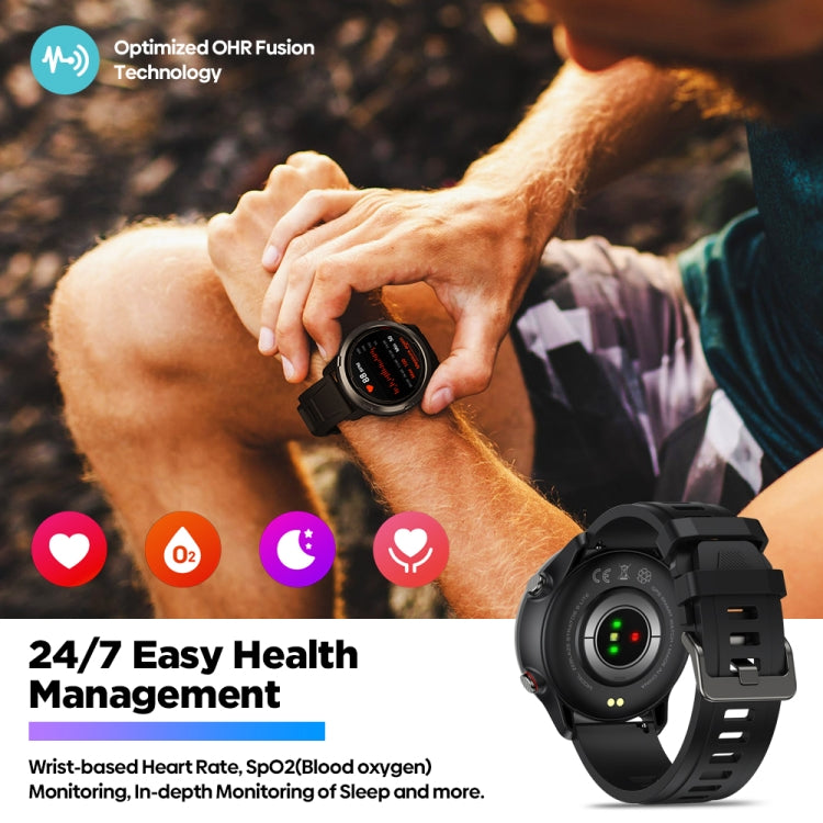 Zeblaze Stratos 2 Lite Écran IPS 1,32 pouces 5 ATM Montre intelligente GPS étanche, Prise en charge de la surveillance de la fréquence cardiaque / Mode sport, Stratos 2 Lite
