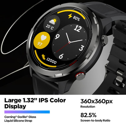 Zeblaze Stratos 2 Lite Écran IPS 1,32 pouces 5 ATM Montre intelligente GPS étanche, Prise en charge de la surveillance de la fréquence cardiaque / Mode sport, Stratos 2 Lite