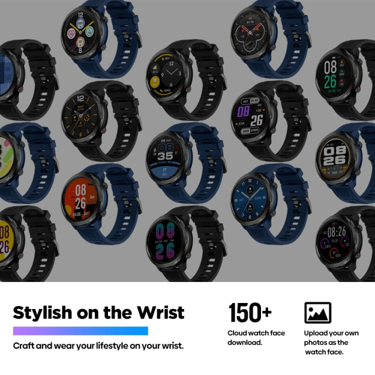 Zeblaze Stratos 2 Lite Écran IPS 1,32 pouces 5 ATM Montre intelligente GPS étanche, Prise en charge de la surveillance de la fréquence cardiaque / Mode sport, Stratos 2 Lite