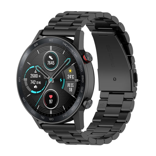 Bracelet de montre en acier inoxydable à trois perles de 22 mm, For Honor Watch GS 3i