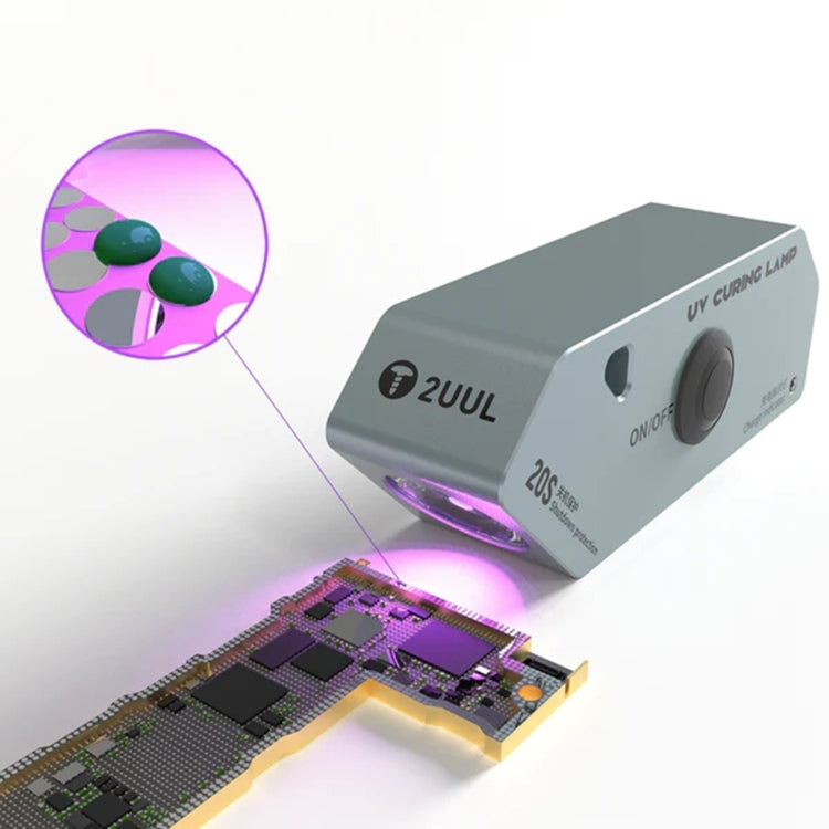 Lampe à polymérisation UV portative de colle d'huile verte de puissance élevée de 2UUL SC05
