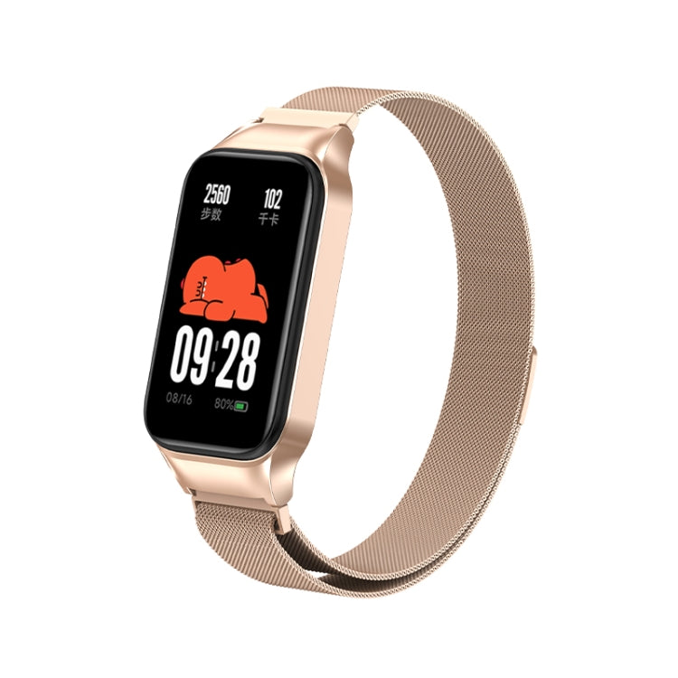 Bracelet de montre en métal magnétique Milan, For Redmi Band 2
