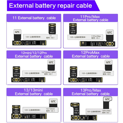 i2C KC01 Instrument de réparation de batterie complet multifonction pour iPhone 6-14 Pro Max