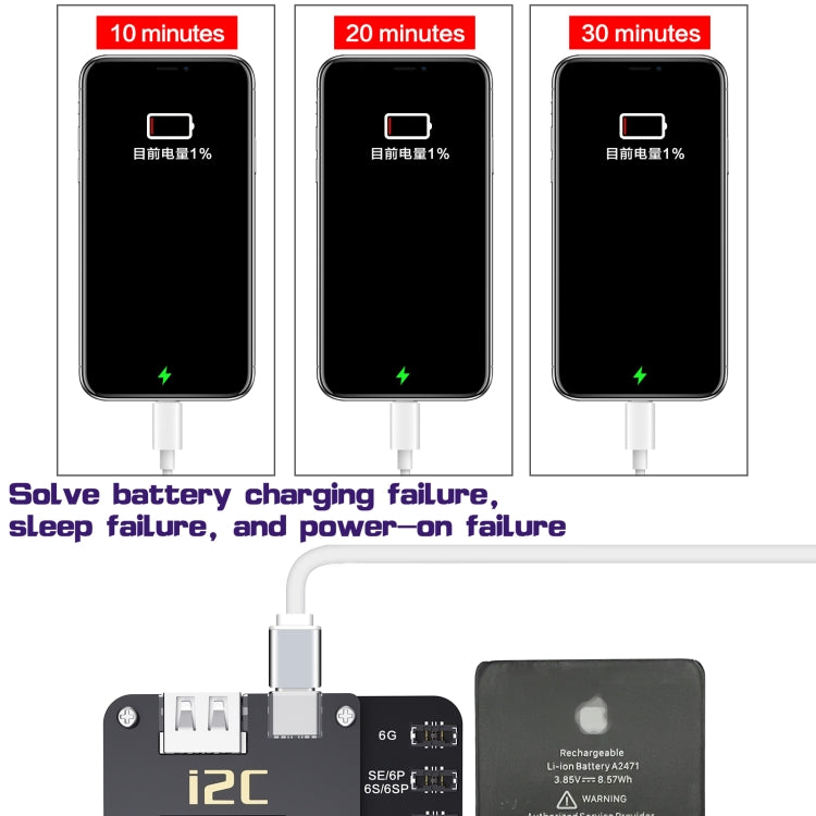 i2C KC01 Instrument de réparation de batterie complet multifonction pour iPhone 6-14 Pro Max