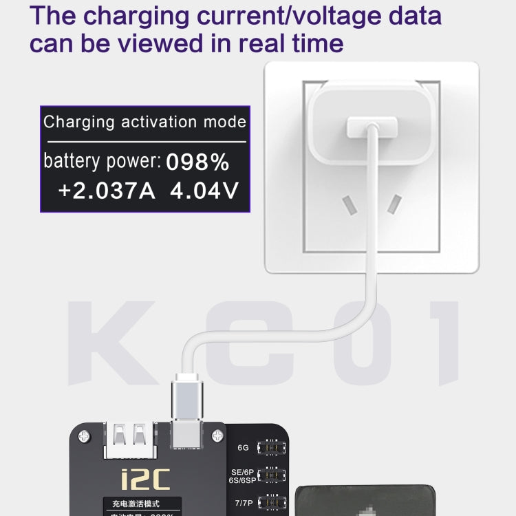 i2C KC01 Instrument de réparation de batterie complet multifonction pour iPhone 6-14 Pro Max