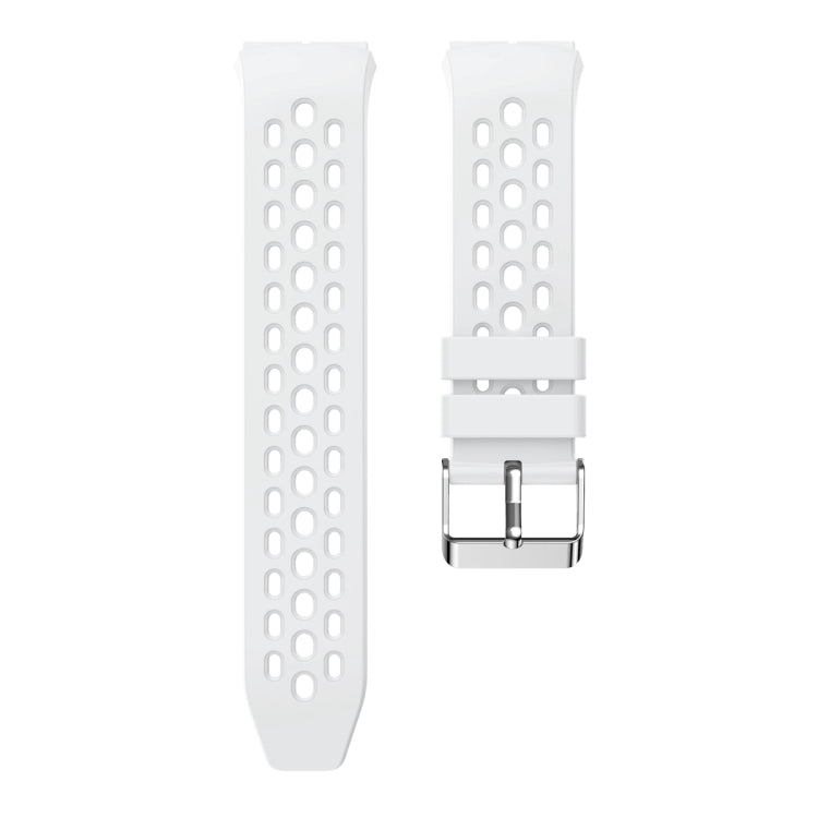 Bracelet de montre en silicone à trou rond de couleur unie, For Huawei Watch GT 2e