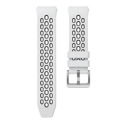 Bracelet de montre en silicone à trou rond bicolore, For Huawei Watch GT 2e