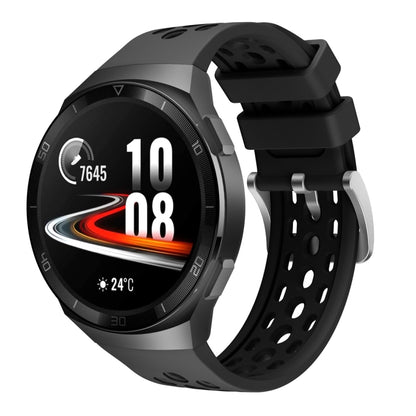 Bracelet de montre en silicone à trou rond bicolore, For Huawei Watch GT 2e