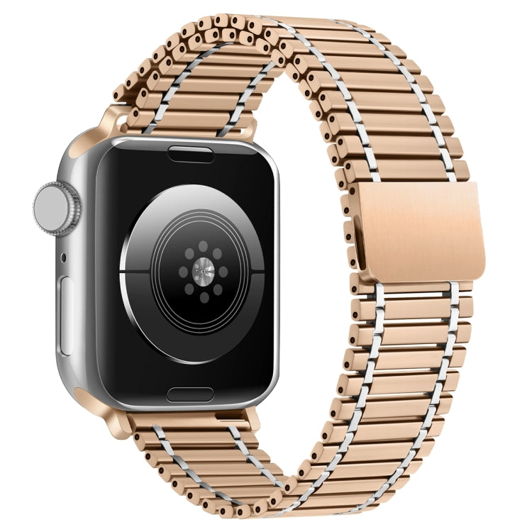 Bracelet de montre en acier inoxydable magnétique à chaîne, For Apple Watch Series 8&7 41mm / SE 2&6&SE&5&4 40mm / 3&2&1 38mm, For Apple Watch Ultra 49mm / Series 8&7 45mm / SE 2&6&SE&5&4 44mm / 3&2&1 42mm