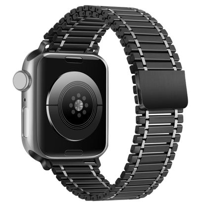 Bracelet de montre en acier inoxydable magnétique à chaîne, For Apple Watch Series 8&7 41mm / SE 2&6&SE&5&4 40mm / 3&2&1 38mm, For Apple Watch Ultra 49mm / Series 8&7 45mm / SE 2&6&SE&5&4 44mm / 3&2&1 42mm
