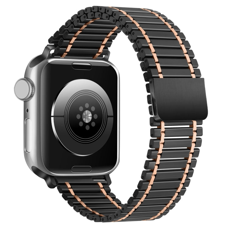 Bracelet de montre en acier inoxydable magnétique à chaîne, For Apple Watch Series 8&7 41mm / SE 2&6&SE&5&4 40mm / 3&2&1 38mm, For Apple Watch Ultra 49mm / Series 8&7 45mm / SE 2&6&SE&5&4 44mm / 3&2&1 42mm
