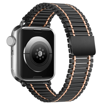 Bracelet de montre en acier inoxydable magnétique à chaîne, For Apple Watch Series 8&7 41mm / SE 2&6&SE&5&4 40mm / 3&2&1 38mm, For Apple Watch Ultra 49mm / Series 8&7 45mm / SE 2&6&SE&5&4 44mm / 3&2&1 42mm