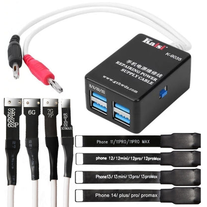 Câble de démarrage d'activation d'alimentation Kaisi K-9035 pour iPhone 6 à 14 Pro Max