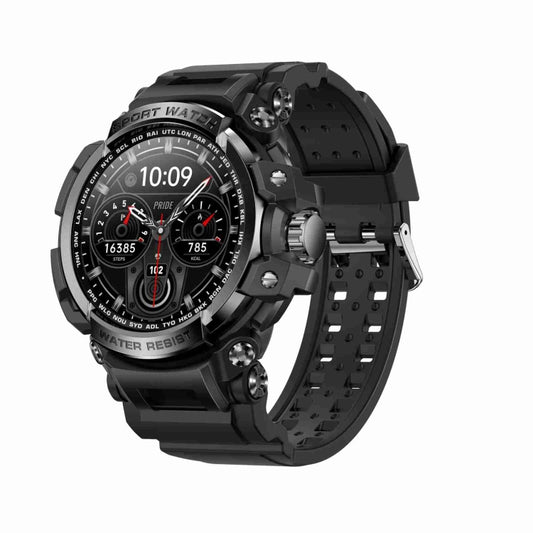 LC16 1,32 pouces IP68 Montre intelligente de sports de plein air étanche, Prise en charge des appels Bluetooth / Surveillance de la fréquence cardiaque