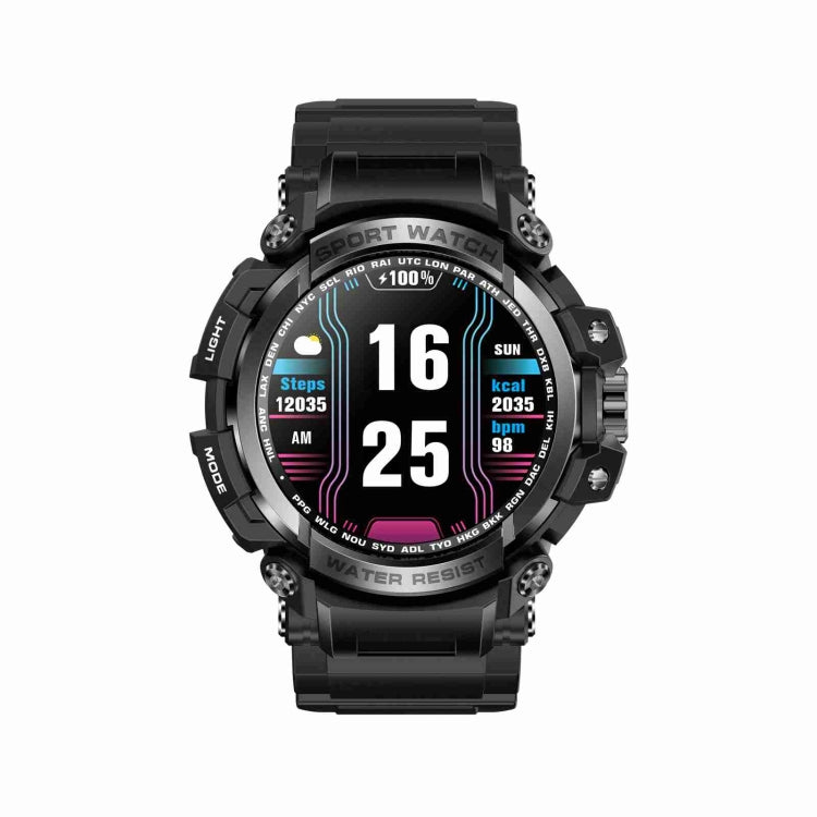 LC16 1,32 pouces IP68 Montre intelligente de sports de plein air étanche, Prise en charge des appels Bluetooth / Surveillance de la fréquence cardiaque