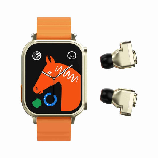N22 2 en 1 1,96 pouces HD Display Sport Bluetooth Call Earphone Smart Watch