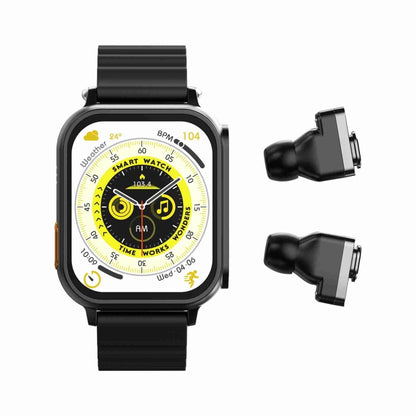 N22 2 en 1 1,96 pouces HD Display Sport Bluetooth Call Earphone Smart Watch