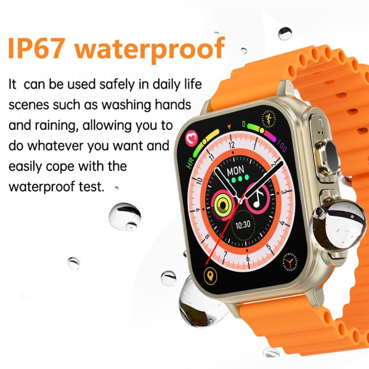 N22 2 en 1 1,96 pouces HD Display Sport Bluetooth Call Earphone Smart Watch