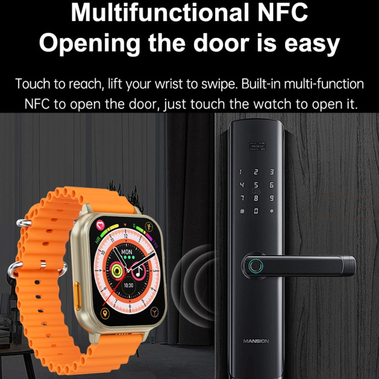 N22 2 en 1 1,96 pouces HD Display Sport Bluetooth Call Earphone Smart Watch