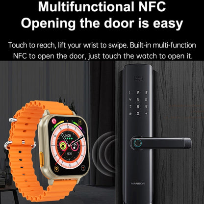 N22 2 en 1 1,96 pouces HD Display Sport Bluetooth Call Earphone Smart Watch