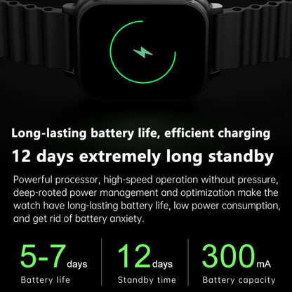 N22 2 en 1 1,96 pouces HD Display Sport Bluetooth Call Earphone Smart Watch