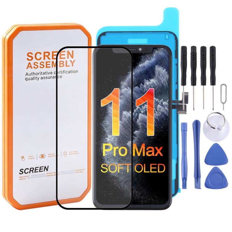 Écran LCD OLED souple pour avec assemblage complet du numériseur