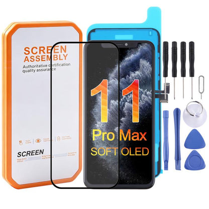 Écran LCD OLED souple pour avec assemblage complet du numériseur