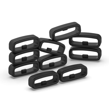 10pcs bracelet de montre universel fixe boucle de sécurité en silicone