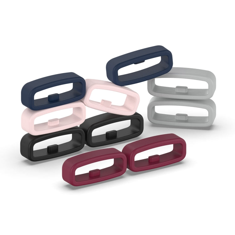 10pcs bracelet de montre universel fixe boucle de sécurité en silicone