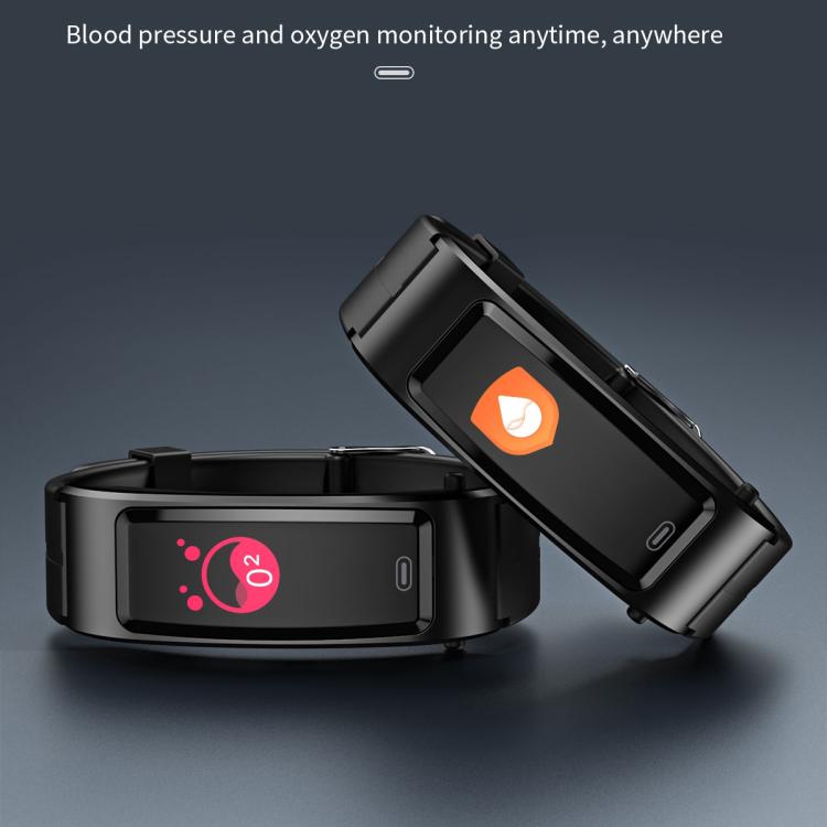 Bracelet intelligent pour écouteurs Bluetooth B7, prise en charge de la surveillance du sommeil/surveillance de l'oxygène sanguin/surveillance de la fréquence cardiaque
