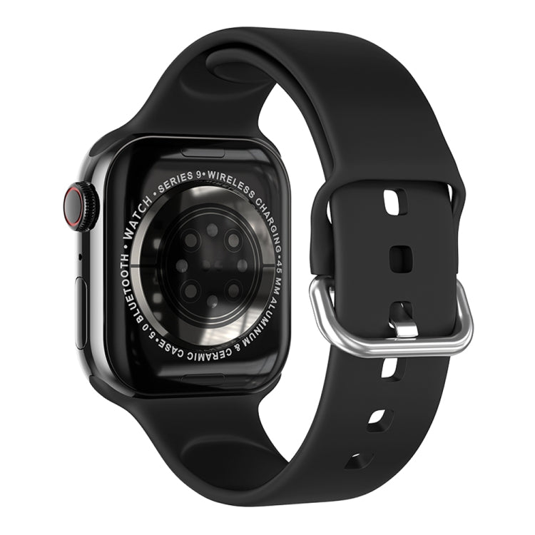 La montre intelligente à écran carré IW9 de 2,05 pouces prend en charge les appels Bluetooth / la surveillance de l'oxygène sanguin