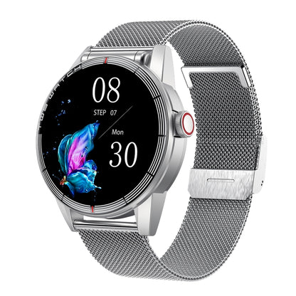 R6 1,32 pouces écran rond 2 en 1 Bluetooth écouteur montre intelligente, prise en charge des appels Bluetooth/surveillance de la santé